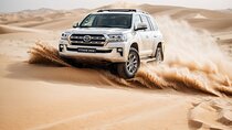 Desert Safari Dubai with BBQ Dinner, Sand Boarding & Camel Ride 