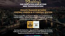 St Pancras International Station Chauffeur/ Taxi - Central London