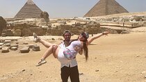 Giza Pyramids, Sphinx, Egyptian Museum day tour with a guide