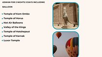 Amazing Sailing Nile Cruise From Aswan For 2 Nights 3 Days Including Balloon 
