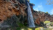Sightseeing Tour in Port Saplaya, Sant Josep, and Waterfalls