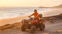 Fully Automatic Polaris 570cc ATV on Beach and Desert 