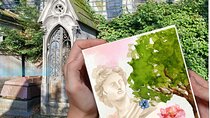Père Lachaise Cemetery Art: Watercolor Postcard Workshop in Paris