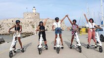 Explore the new town and the medieval town of Rhodes on scooters - 3 hours