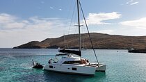 Private Mykonos Catamaran Day Cruise with Meals & Water Toys