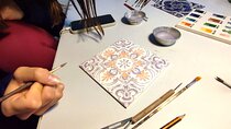Porto Tile Painting Workshop in artist studio