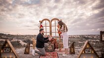 Cappadocia Marriage Proposal At Sunrise Time With Balloon View