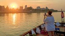 Mekong River in Phnom Penh sunset Cruise