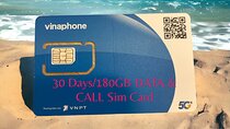 30 Days 180GB Data and Call SIM card Vietnam