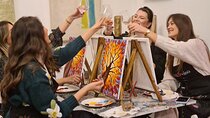 Painting party at Art Bottega - Paint & Wine Studio in Rijeka