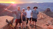 Grand Canyon Sunset Hiking Adventure Deep Below The South Rim