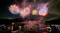 Sunset Evening Boat Tour with Fireworks Lake Como