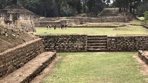 Iximche mayan heritage and market.