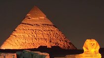 Sound and light show at the Great Pyramids in Giza