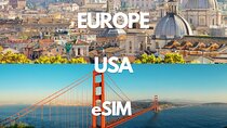 Europe & USA Data eSIM: 0.5GB Per Day to 50GB - 30 Days