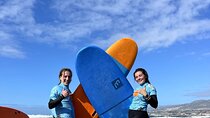 Playa de Las Americas Surfing Package Rental with Shower and Locker