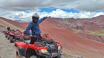 Red Valley and Rainbow mountain in quad bikes