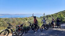 From Athens: Aegina Island E-bike & walking day tour