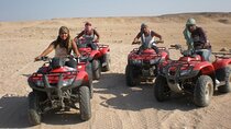 3-Hour Hurghada Desert Quad Adventure, Camel & Bedouin Village 