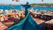  Private Flying Dress Rooftop Photoshoot in Istanbul