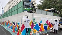 Tokyo Shibuya Giant Mural Art Creation Workshop