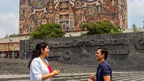 Guided Walking Tour Describing UNAM Murals and Revolution