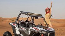 Premium Desert safari With Dune buggy camel ride BBQ dinner