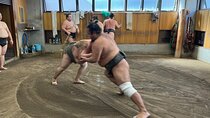 TOKYO , No1 Yokozuna Stable Morning Practice in Ryogoku