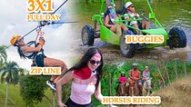 Full Pack Buggies + Horses + Zip Line + Food in Punta Cana
