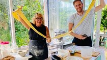 From Rome: Pasta Fresca Cooking Class in a Farmhouse with a Local