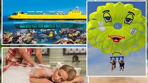 Semi Submarine Sea Trip and Parasailing & Turkish bath – Hurghada