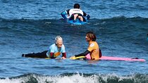 Private surf lesson for families in Playa de las Américas
