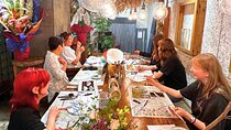 Japanese Fan Painting Workshop ~ in a Tokyo Flower Shop