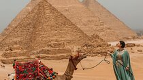 Giza Pyramids Sphinx Camel Ride Lunch with Camera Photographer