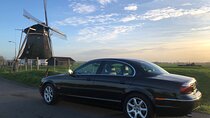 Windmill Private Tour in classic Jaguar I Amsterdam outskirts