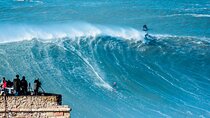 From Lisbon: Nazaré Big Waves and Medieval Obidos in Small Group