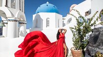 Santorini: Flying Dress Professional Photography *Dress Included*