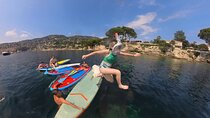 Paddle and electric bike activity in Villefranche 