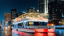 Dubai Marina Glass Houseboat Dinner Tour with Optional Transport