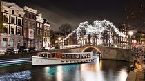 Amsterdam Light Festival: All-In Canal Cruise Covered Saloon Boat