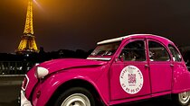 3H Champagne Tour Through Paris by Night in a Pink Citroën 2CV
