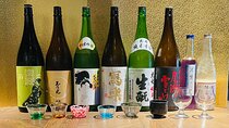 Casual Japanese SAKE tasting and snack experience in Kabukicho
