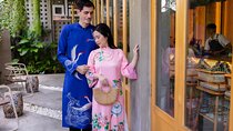Vietnamese Ao Dai Photoshoot at Iconic Landmarks in Ho Chi Minh