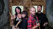 Axe Throwing in Fun Arena