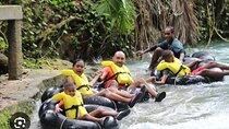 Blue Hole Secret Falls and Calypso River Tubing from Falmouth 
