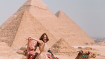 8 Hours Private Giza Pyramids,Sphinx ,Egyptian Museum&Market Tour