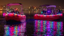 Glow Electric Boat night date experience in San Diego Bay