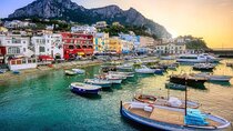 Transfer to Capri with Boat Tour of the Island and Free Time