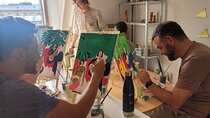 Fun Painting Class in a Professional Art Studio with a View