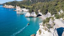 Private Day Tour of Cathedral Cove, Zipline and Glass Bottom Boat